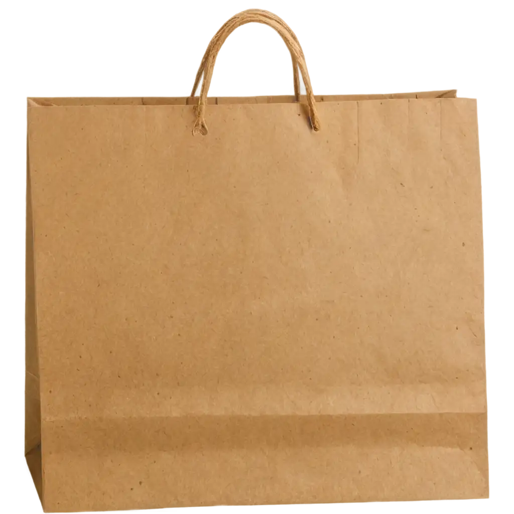 Brown-Paper-Shopping-Bag-PNG-Image-for-Versatile-Digital-Use