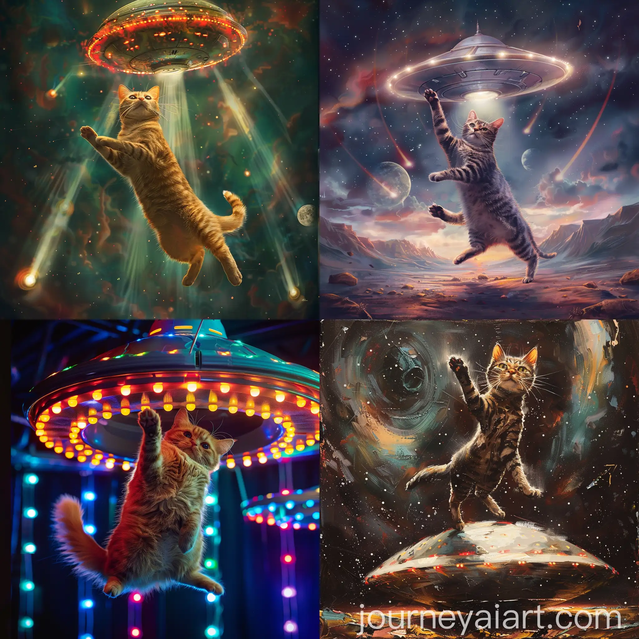 Cat-Dancing-on-UFO-in-Vibrant-Space-Scene