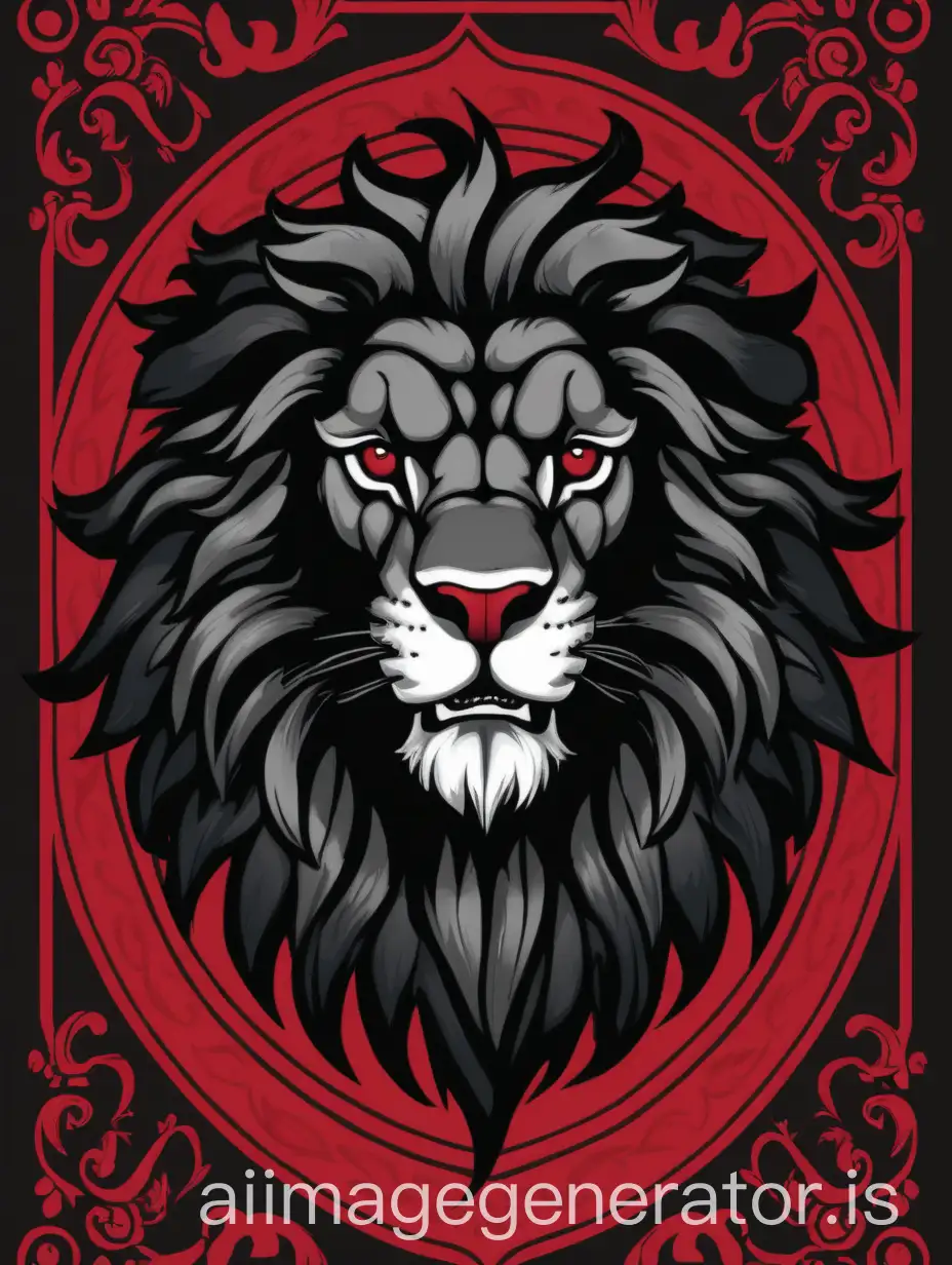 Majestic-Black-and-Red-Lion-Banner-with-Bold-Design