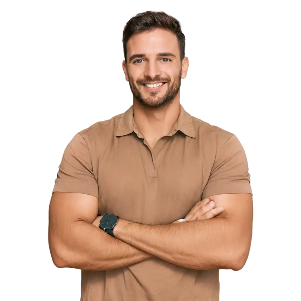 Smiling-Strong-Man-PNG-Perfectly-Groomed-with-Crossed-Arms