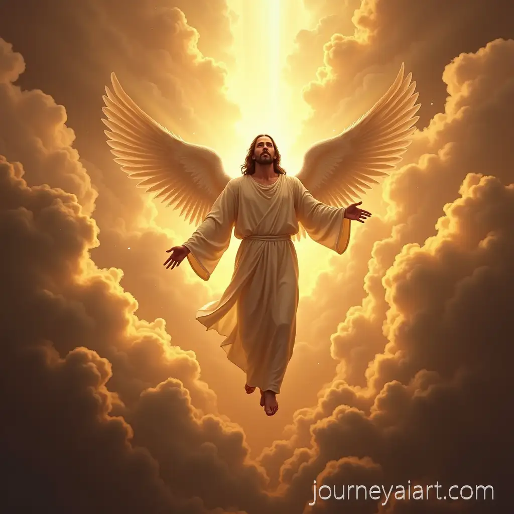 Jesus-in-Heavenly-Glory-Surrounded-by-Angels-and-Divine-Light
