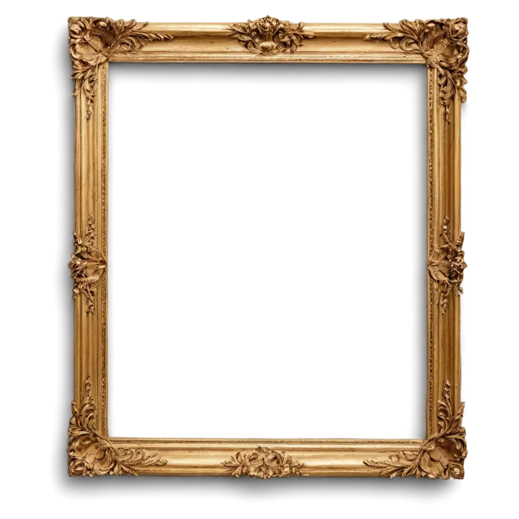 Antique-Carved-Gilded-Frame-PNG-Image-Neoclassical-Full-Picture-Frame