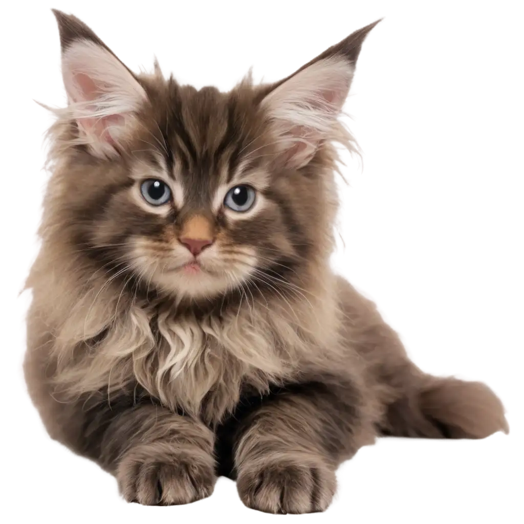 HighQuality-PNG-Image-of-a-Maine-Coon-Kitten-Ideal-for-Digital-Projects