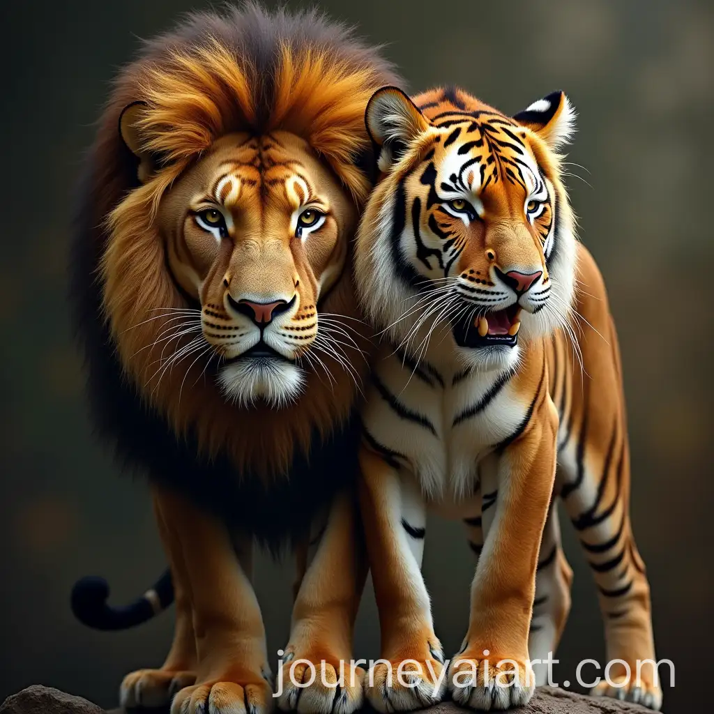 Majestic-LionTiger-Hybrid-Creature-in-a-Powerful-Pose