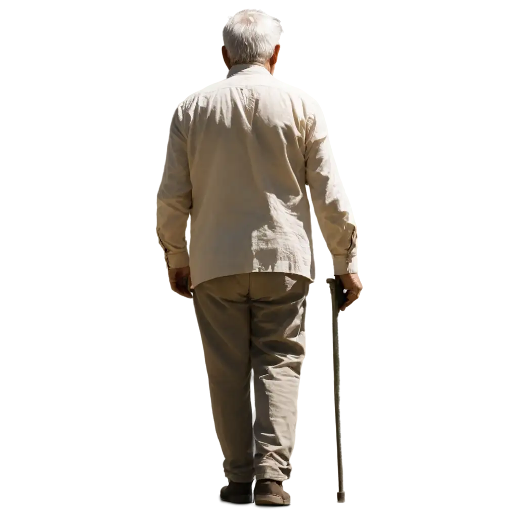 Old-Man-Walking-in-Shadow-HighQuality-PNG-for-Artistic-and-Commercial-Use