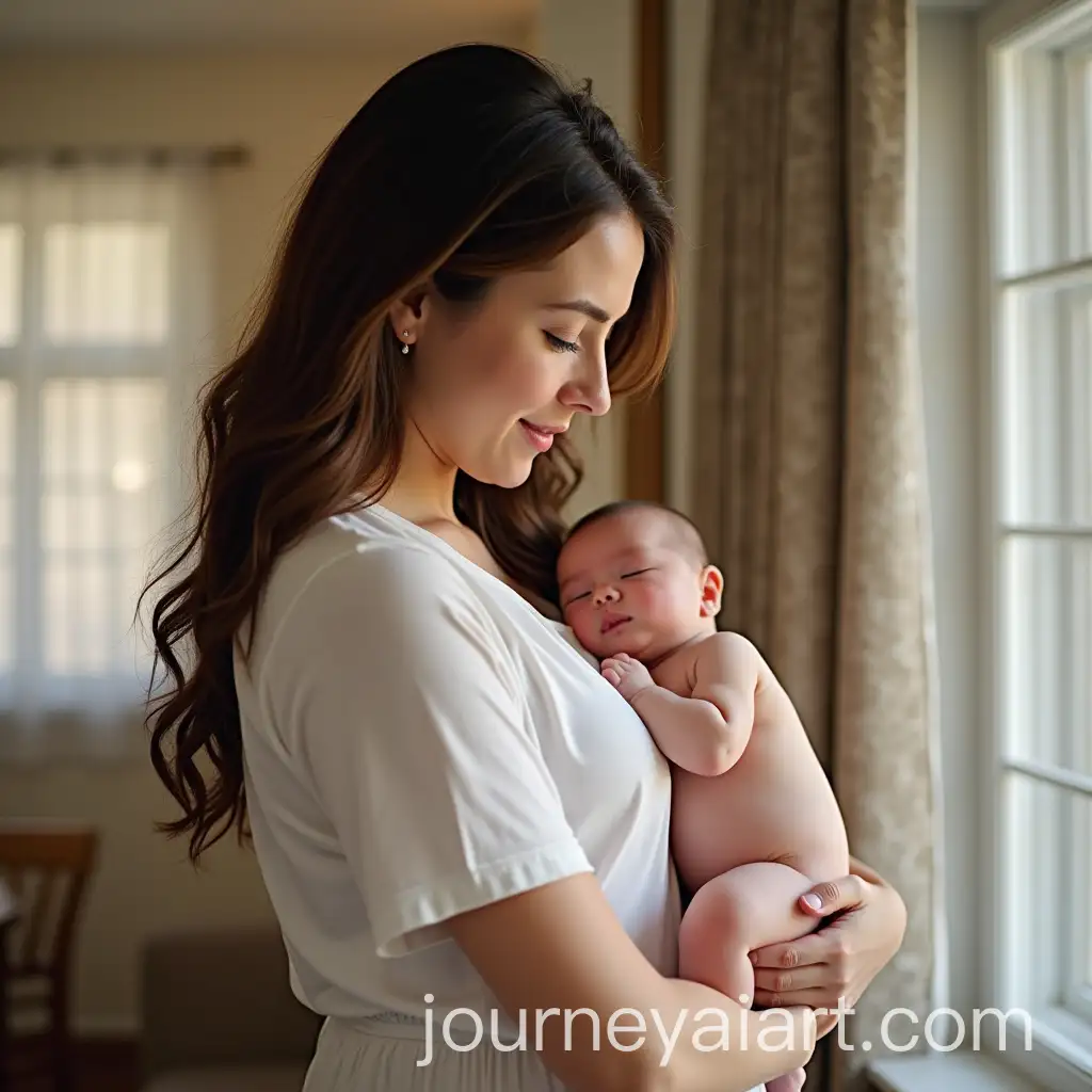 Nurturing-Moments-Women-Breastfeeding-in-a-Serene-Environment