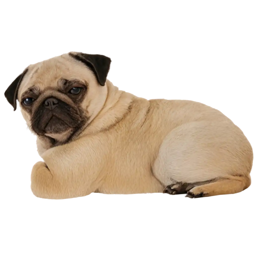 HighQuality-PNG-Image-of-a-Sleeping-Pug-Dog-Enhance-Your-Website-with-Clear-and-Detailed-Graphics