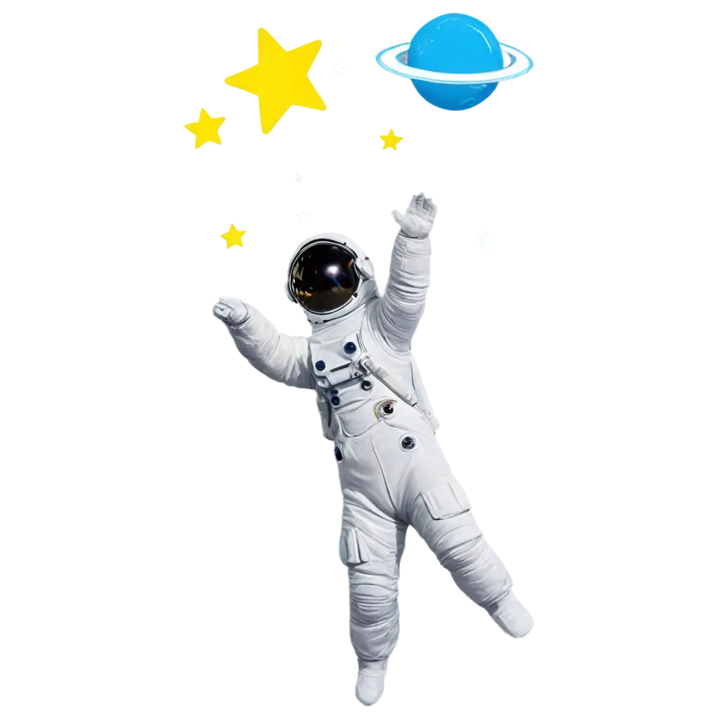 Stellar-Adventure-Astronaut-PNG-with-Joyful-Star-and-Planet