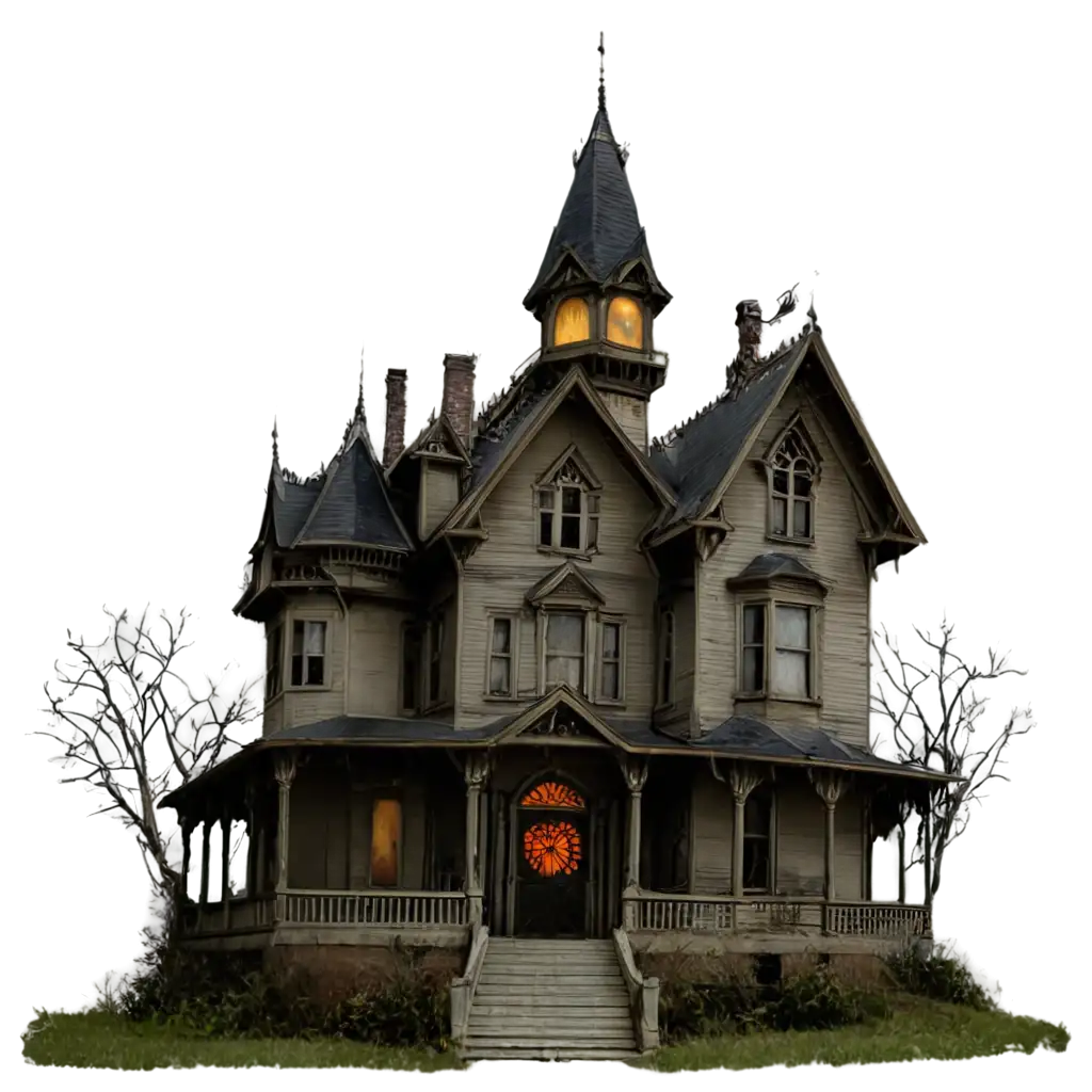 Haunted-House-PNG-Capture-the-Eerie-Essence-in-HighQuality-Format