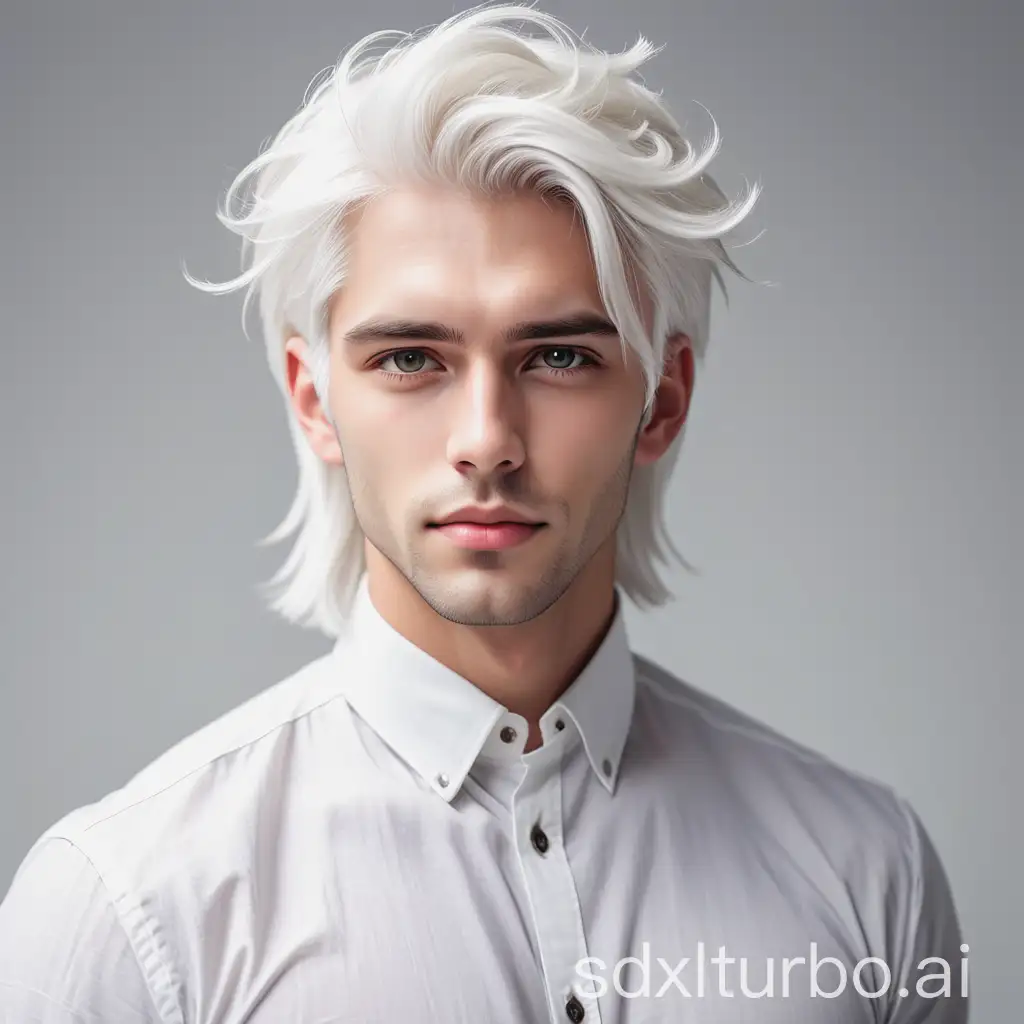 Charming-Young-Boy-with-Striking-White-Hair