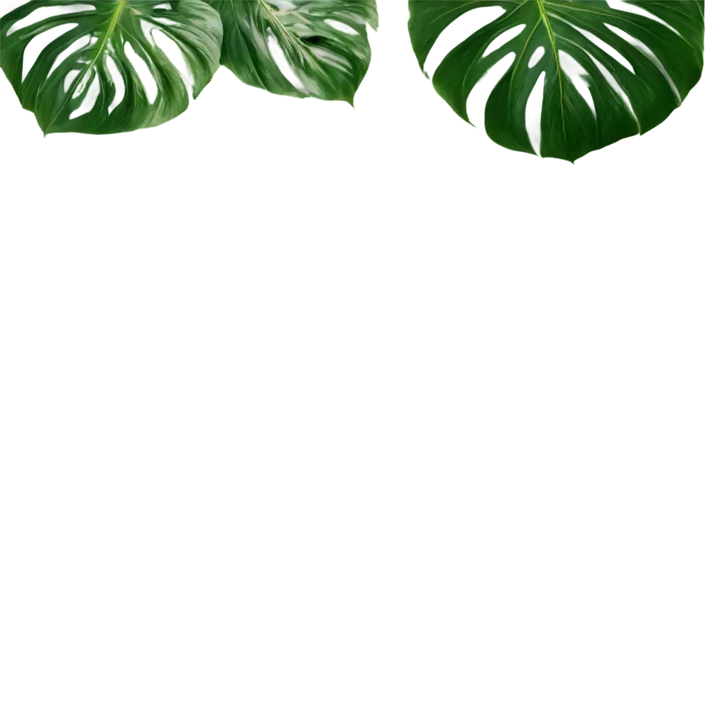 PNG-Image-of-Folha-de-Monstera-Exquisite-Foliage-Illustration