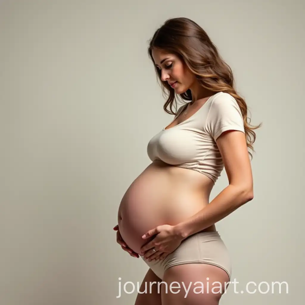 Pregnant-Woman-in-Peaceful-Serene-Setting