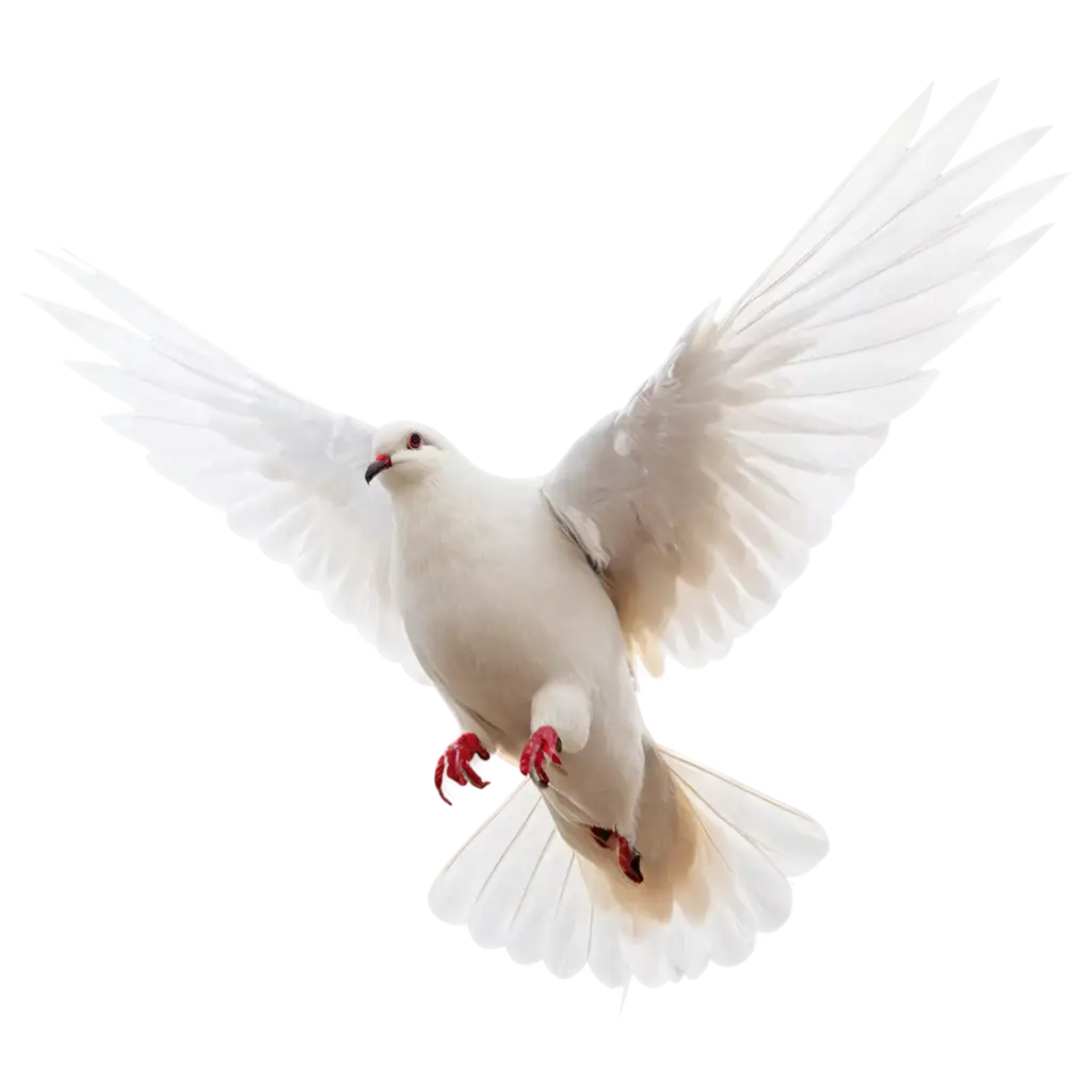 White-Pigeon-Flying-PNG-Image-for-HighQualityPNG-Image-Usage-Scenarios-Transparent-Background-Art