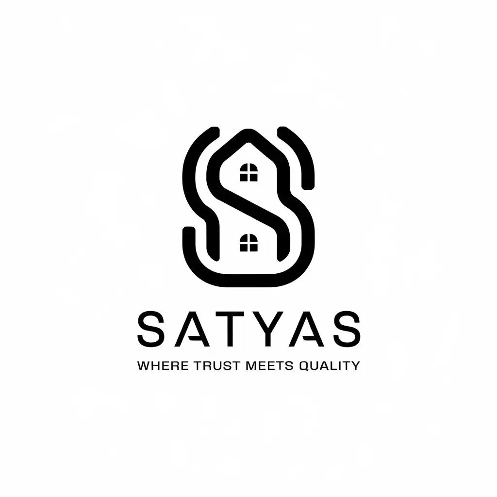 LOGO Design For Satyas Modern and Sleek Household Items Brand