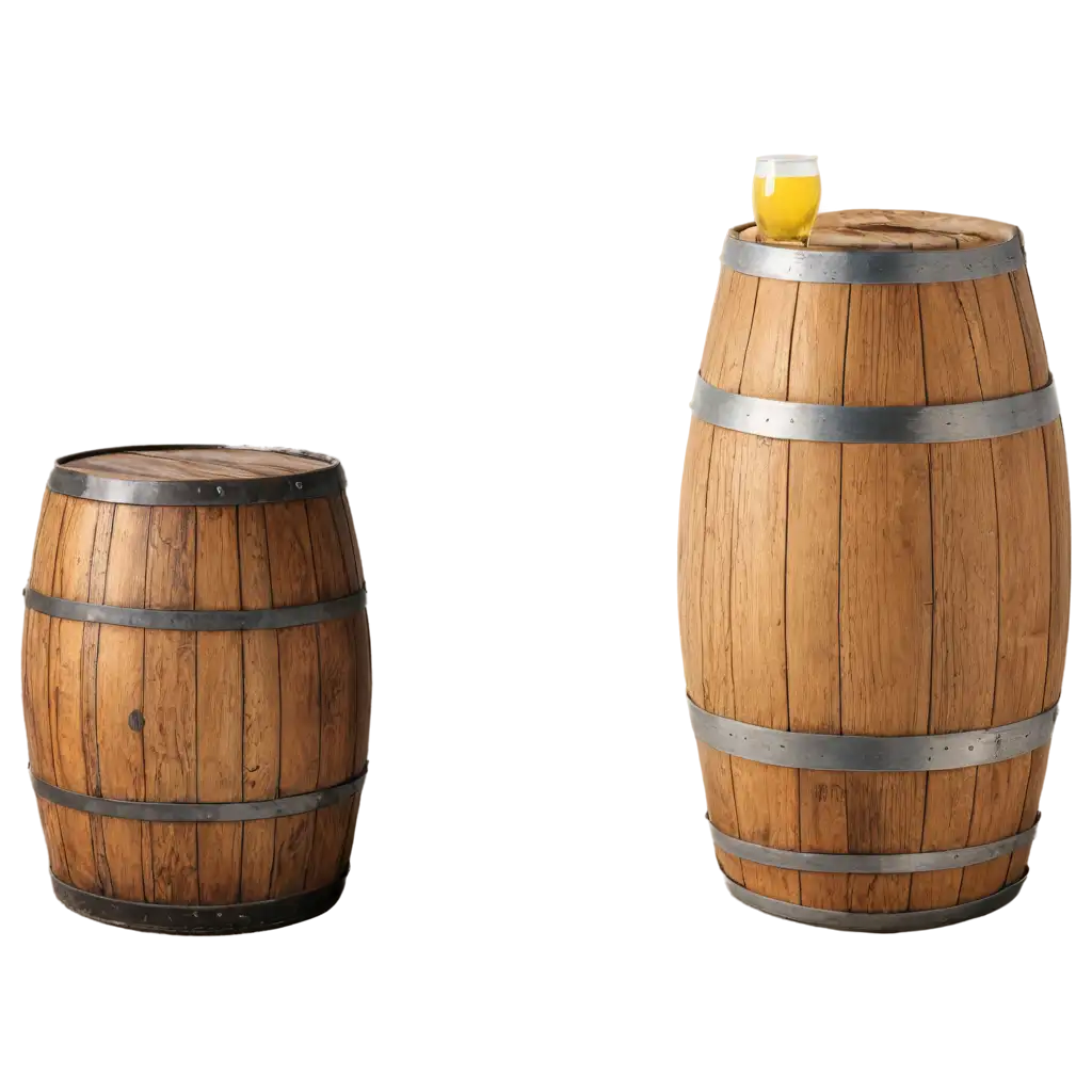 Premium-PNG-Image-of-a-Barrel-of-Beer-Enhance-Your-Content-with-HighQuality-Graphics