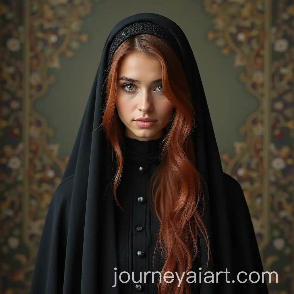 Female-Imam-in-Karbala-with-Elegant-Hair