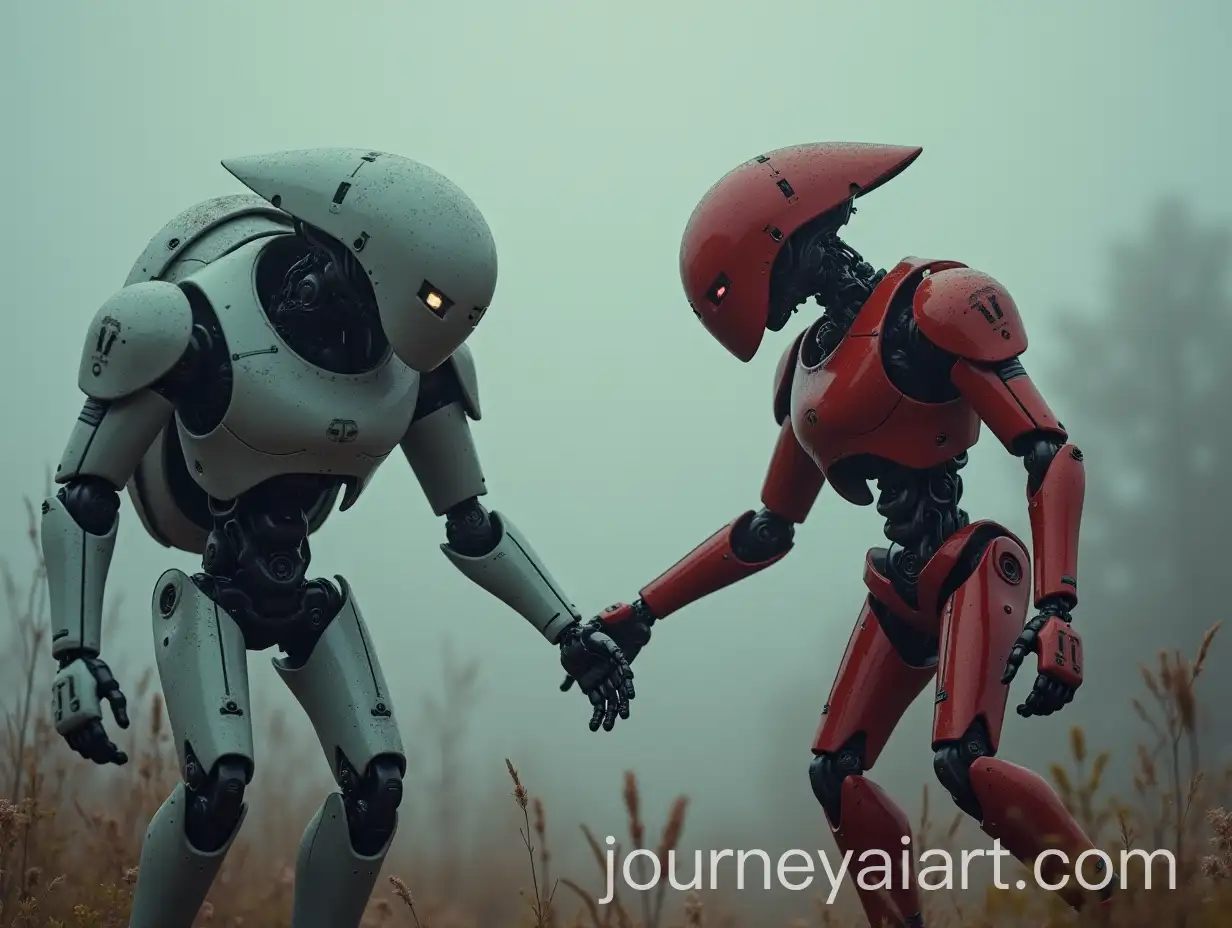 Robots-Defeating-Humans-in-a-Futuristic-War