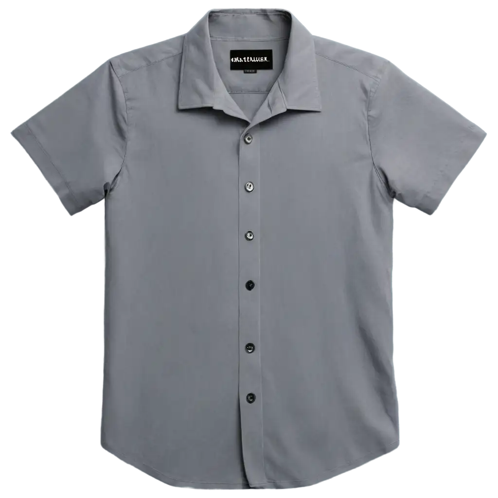 Premium-ButtonUp-Shirt-PNG-Mockup-with-Camp-Collar-Short-Sleeves-and-Structured-Silhouette