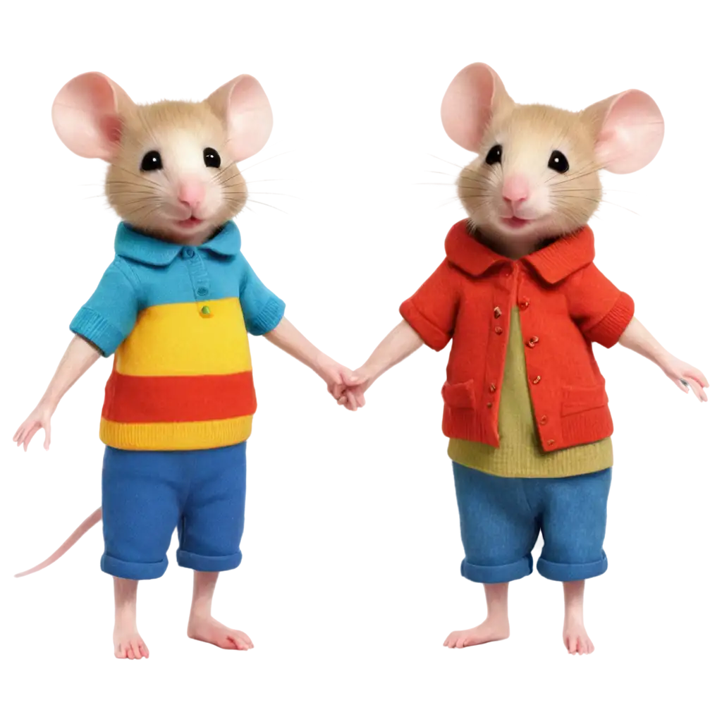 Colorful-Little-Mice-Holding-Hands-PNG-Heartwarming-AI-Art-for-Childrens-Books-and-Websites