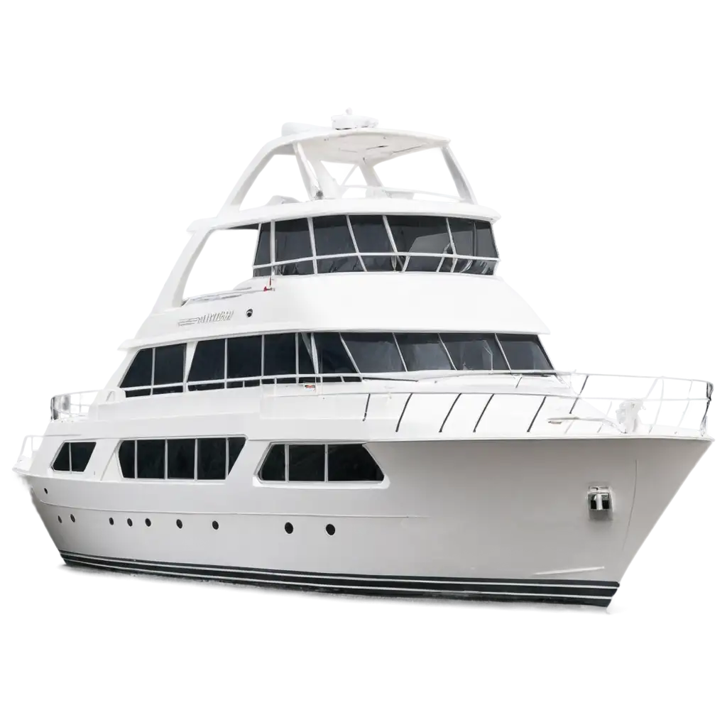 Big-White-Yacht-View-from-the-Left-Side-PNG-Image-HighQuality-Clarity-for-Various-Uses