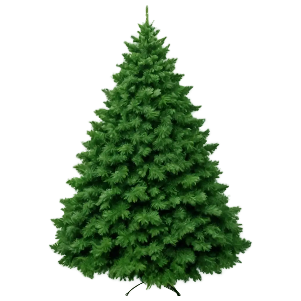 Fluffy-Green-Christmas-Tree-PNG-Festive-Holiday-Image-for-Seasonal-Decorations