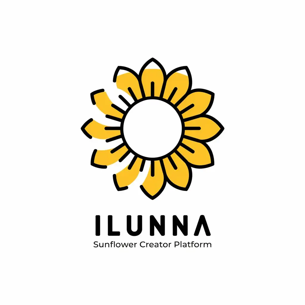 LOGO-Design-for-iLunna-Sunflower-Internet-Industry-Platform-with-Sunflower-Symbol-and-Clear-Background