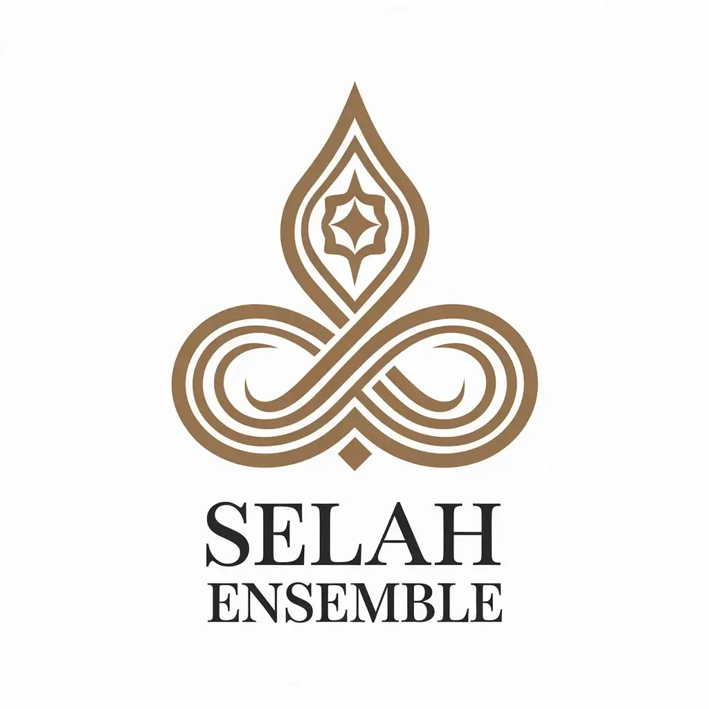 LOGO-Design-for-Selah-Ensemble-Umjari-Pose-Vector-Logo-for-Entertainment-Industry