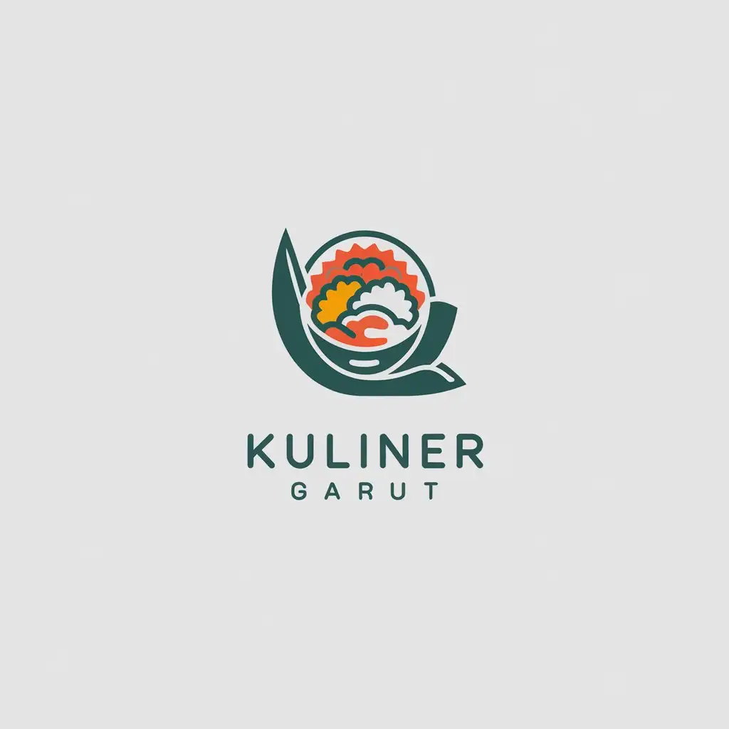 LOGO Design for Kuliner Garut Earthy Tones Minimalist Culinary Heritage Theme