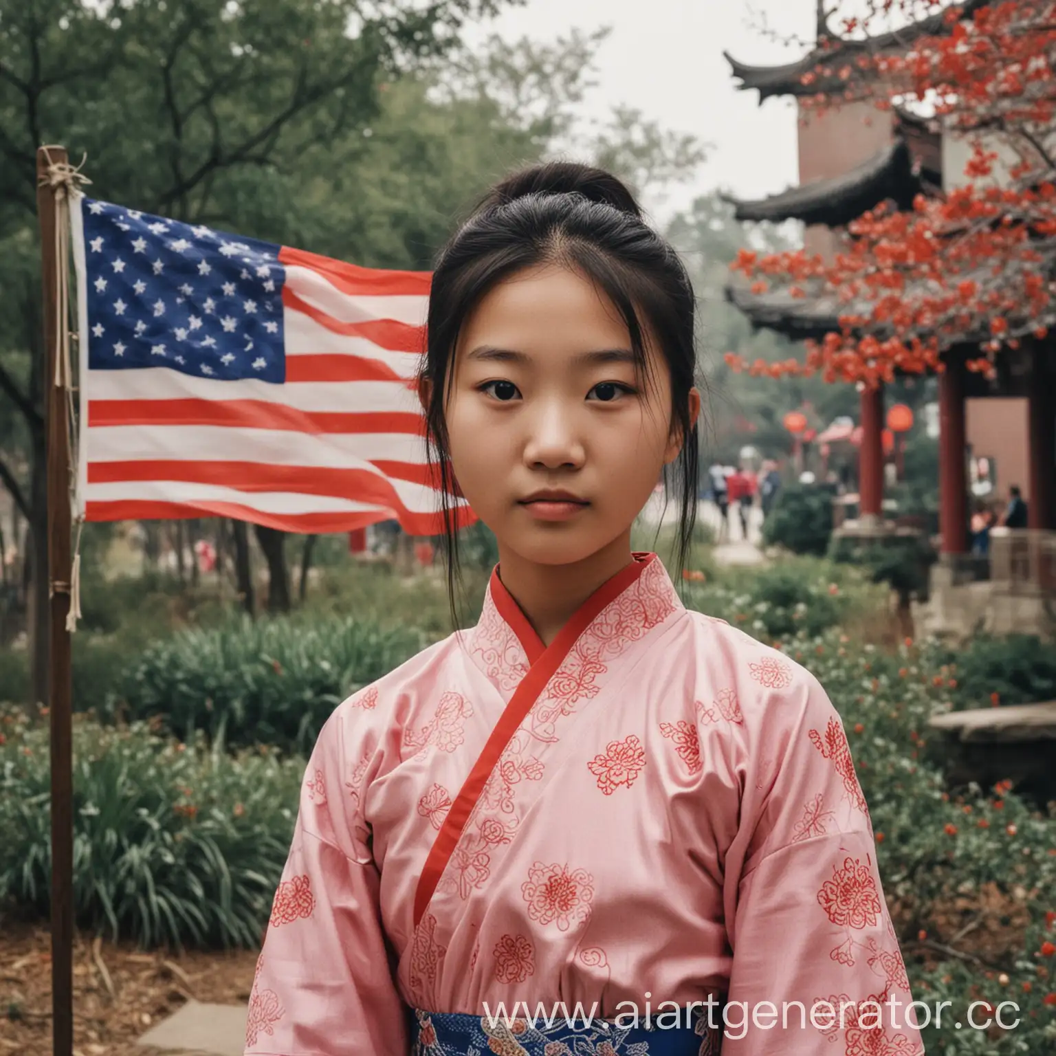 Cultural-Reflections-A-Chinese-Girl-Contemplating-American-Landscapes