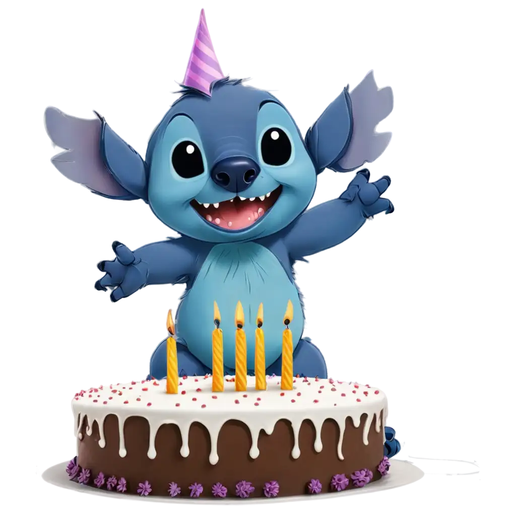 Stitch-Celebrating-10th-Birthday-HighQuality-PNG-for-Every-Occasion