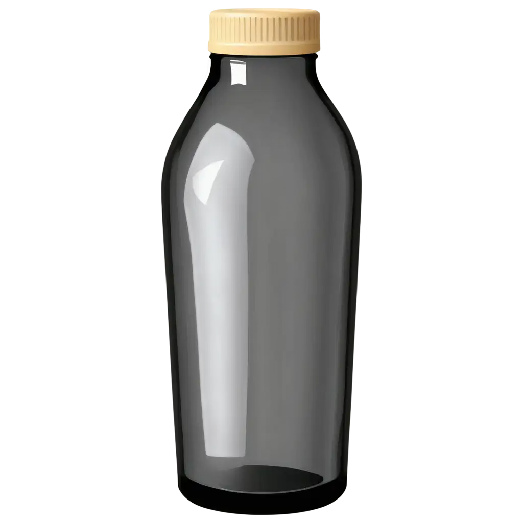 Bottle-Without-Cap-PNG-Image-for-Transparent-and-HighQuality-Designs