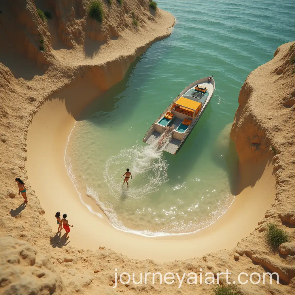 Swimming-in-Sand-on-a-Sloping-Ramp-in-an-Underground-Setting