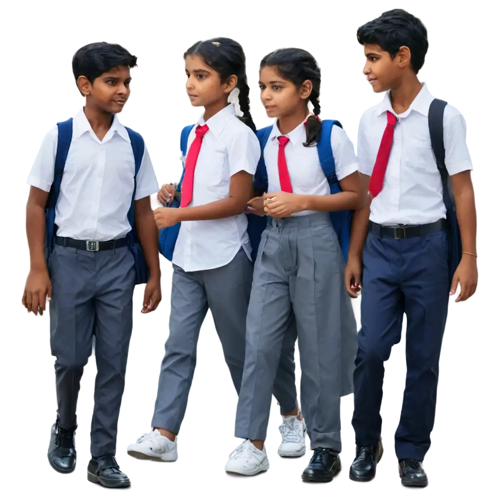 HighQuality-PNG-Image-of-Kerala-Students-Walking-to-School-in-Uniform-Back-View