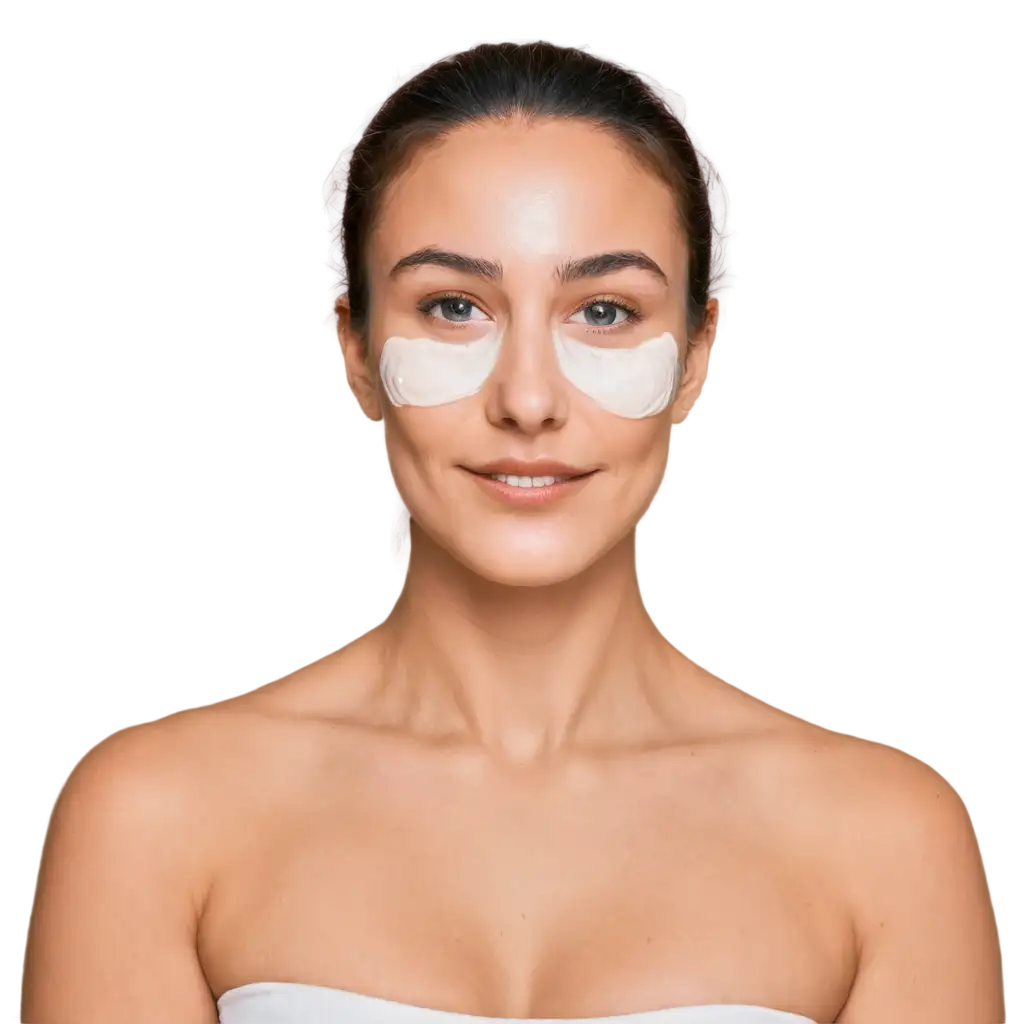 Vibrant-Creme-on-Face-PNG-Image-Enhance-Your-Visual-Content-with-Realistic-Detail