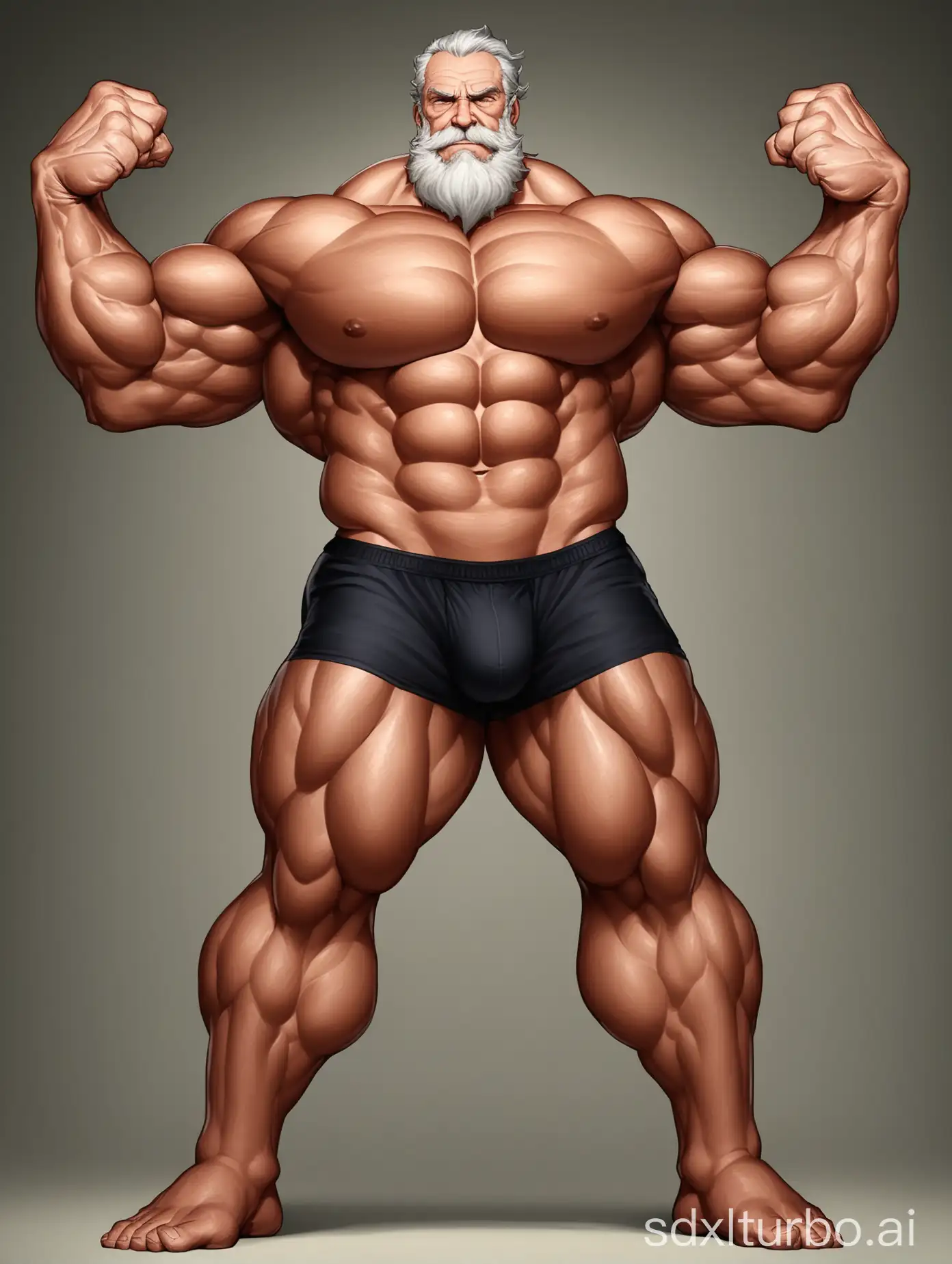 Muscular-Old-Man-Showing-Giant-Biceps-in-Underwear