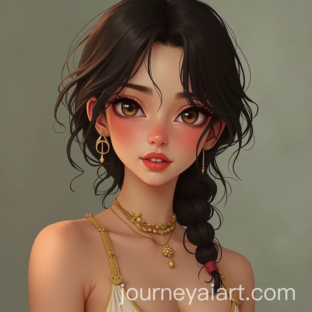 Realistic-Portrait-of-a-Devotee-Girl-in-Tranquil-Setting