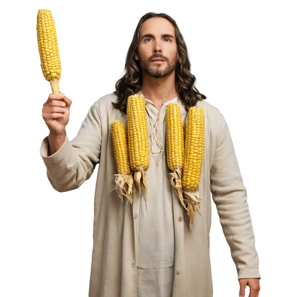 Jesus-Christ-as-Corn-A-Unique-PNG-Image-for-Creative-Projects