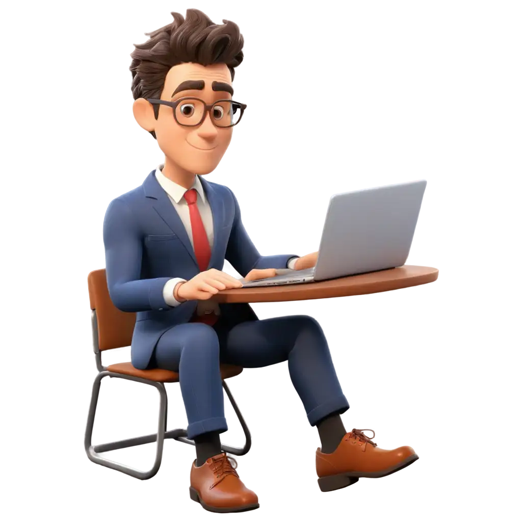 HighQuality-PNG-Image-of-a-Man-Sitting-on-a-Desktop-Enhance-Your-Visual-Content-with-Clarity-and-Detail