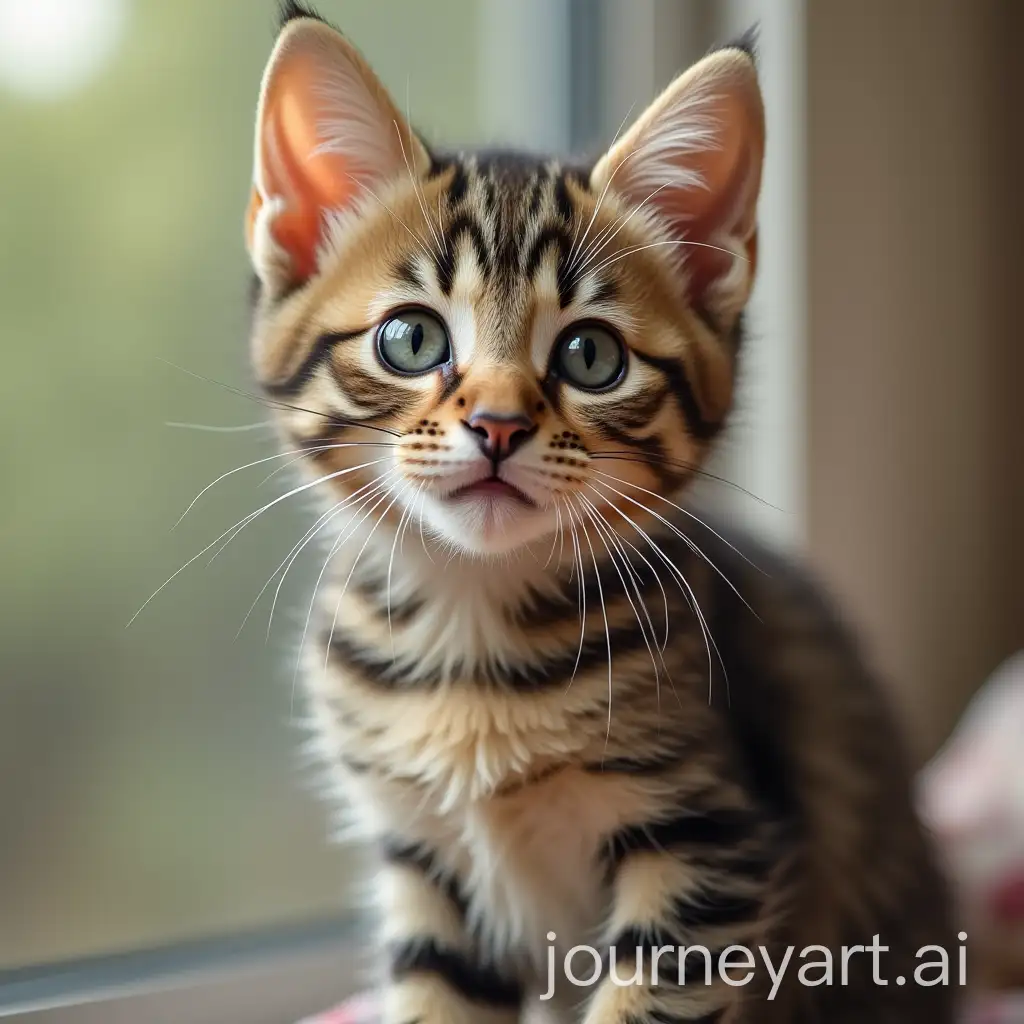 Adorable-Tabby-Cat-with-Playful-Expression