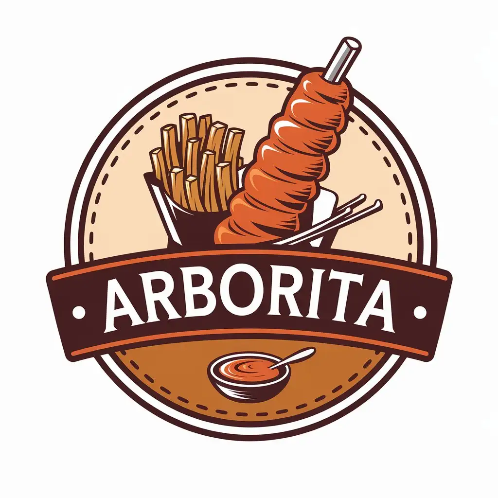 LOGO Design for Arborita Doner Kebab Fries and Spicy Sauce Theme for Restaurant Industry