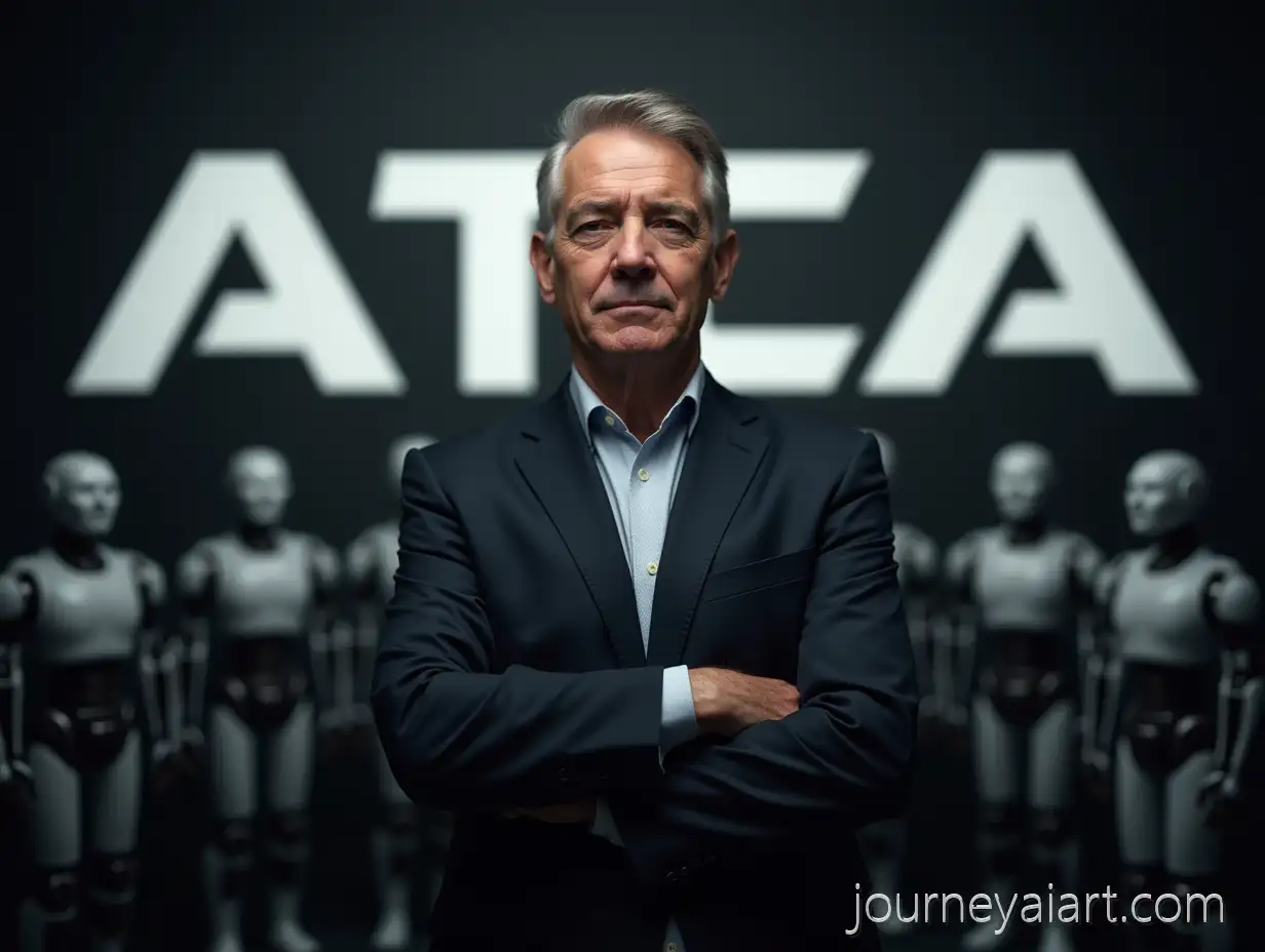 Confident-MiddleAged-Man-in-Dark-SuitMiddleaged-man-with-robots-with-Humanoid-Robots-in-Background