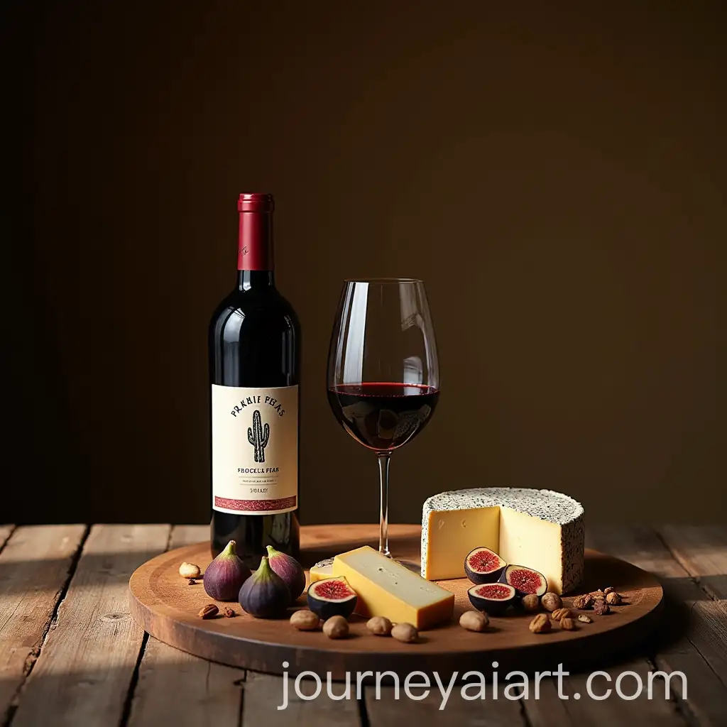Rustic-Wine-and-Cheese-Pairing-with-Prickly-Pear-Cactus-Wine