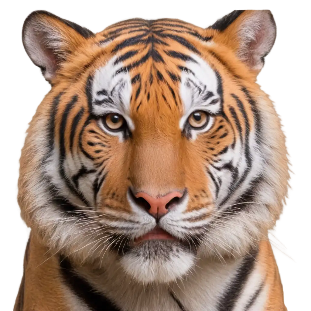 Striking-PNG-Image-of-a-Tigers-Face-Captivating-Detail-and-Quality