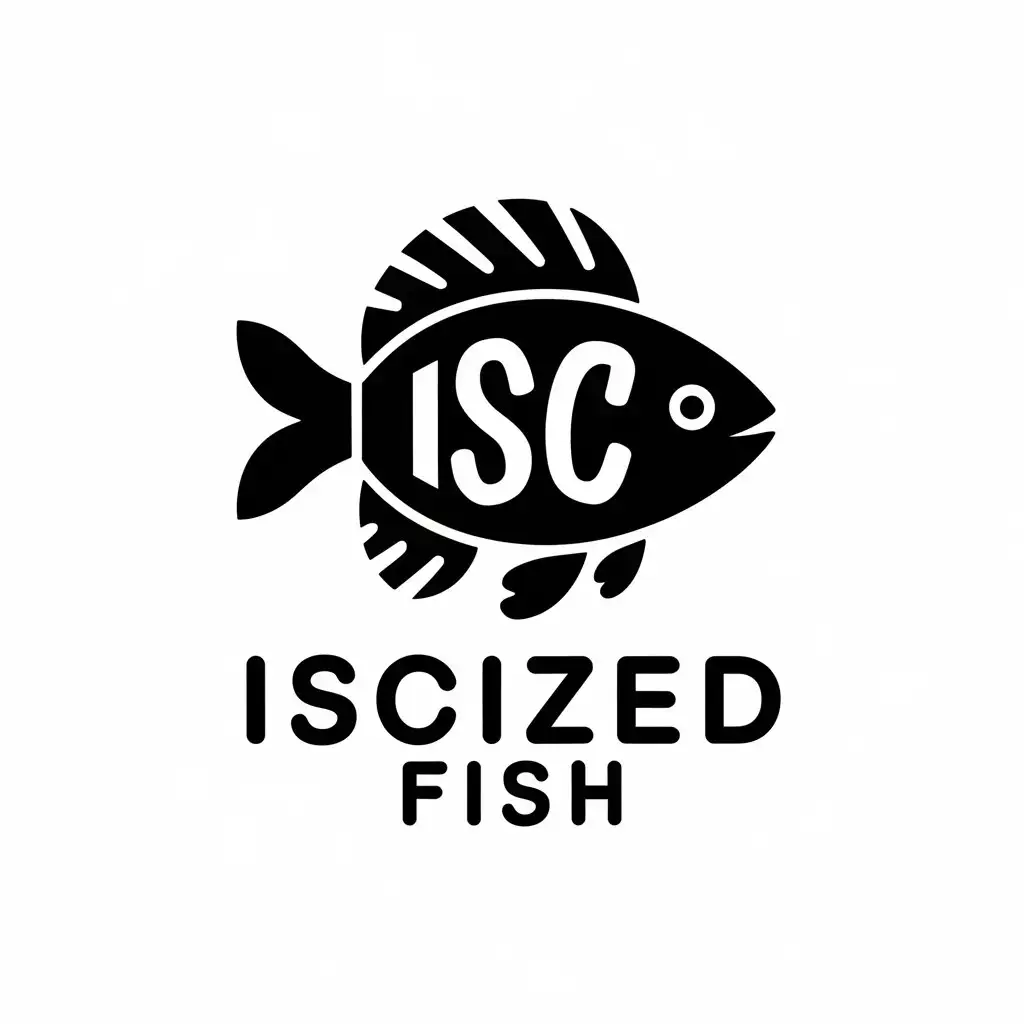 LOGO-Design-for-ISCized-Fish-Elegant-Fish-Symbol-in-Clear-Background