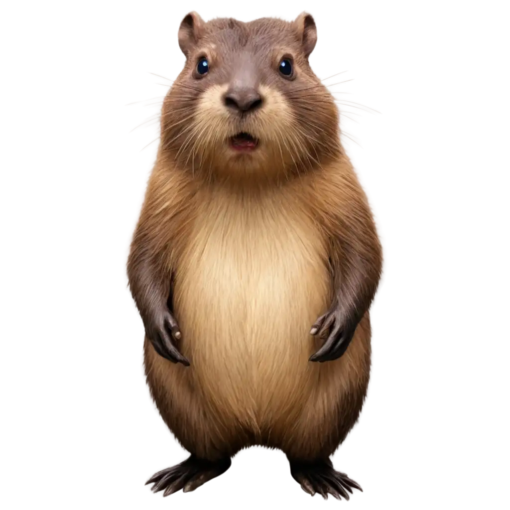 Gamer-Beaver-PNG-Playful-Beaver-Character-Looking-at-the-Camera