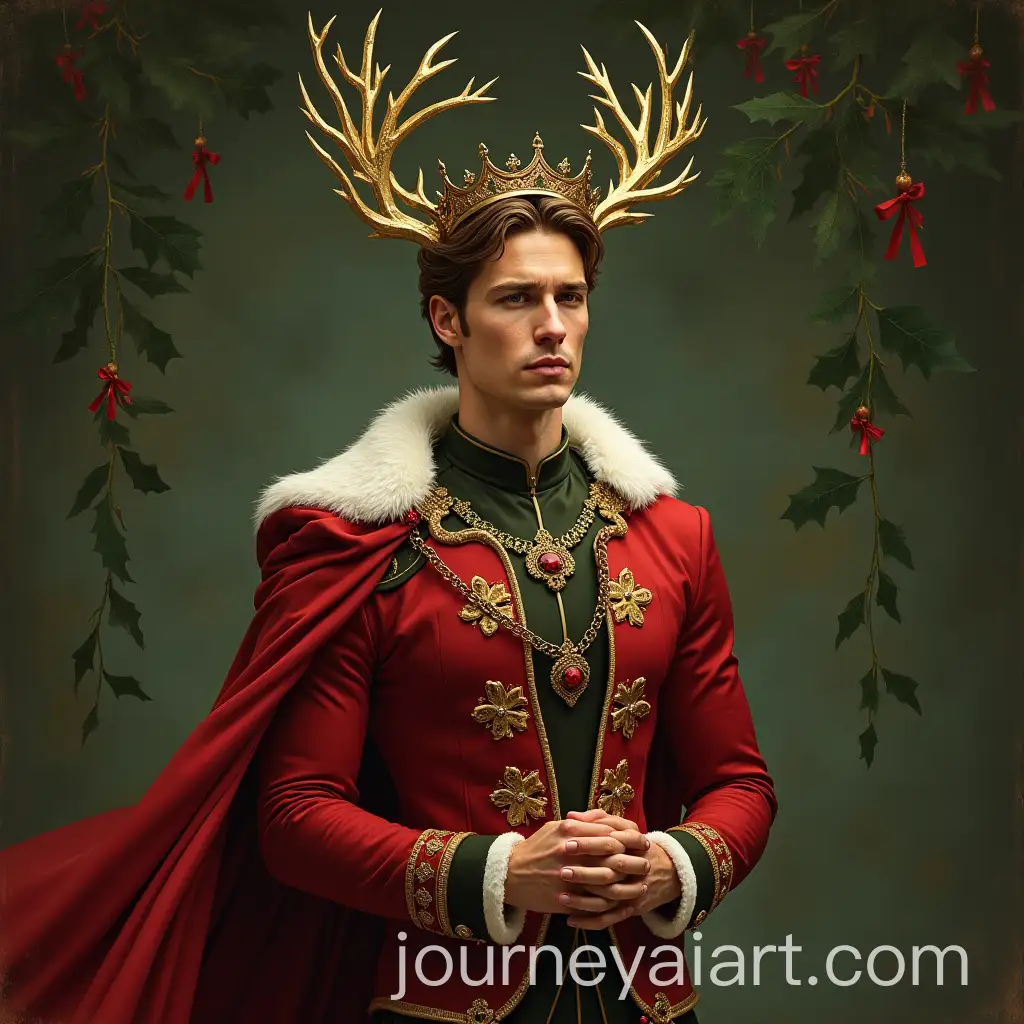 Majestic-King-Mistletoe-in-a-Winter-Wonderland-Setting