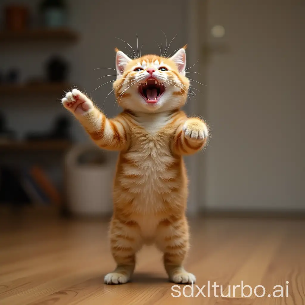 cat dancing