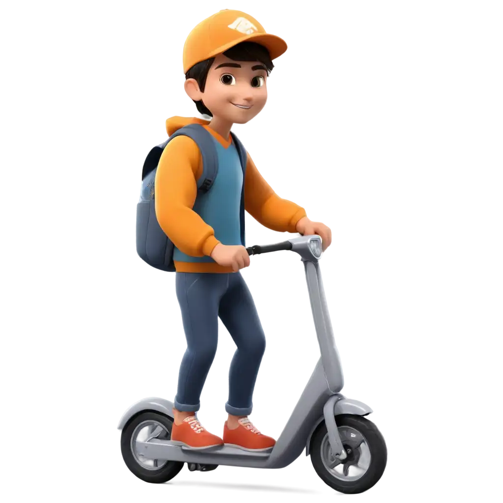 Adorable-PNG-Image-of-a-Delivery-Boy-on-a-Scooter-Enhance-Your-Content-with-Quality-Visuals