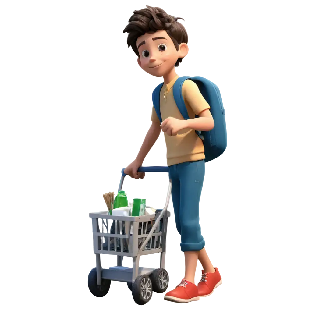 Animated-Boy-with-Cart-PNG-Image-Playful-Character-Illustration-for-Creative-Projects