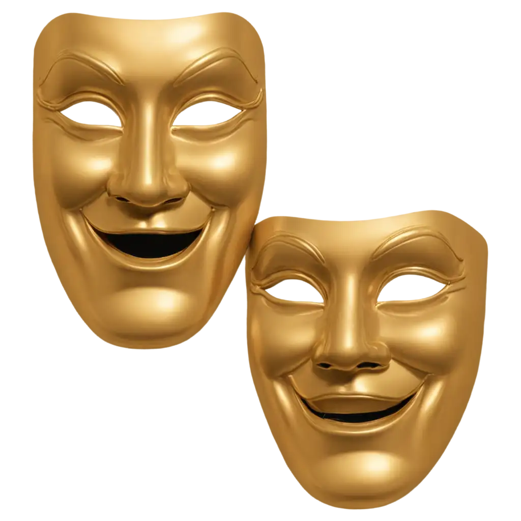 Classical-Theater-Masks-PNG-Smiling-and-Tearful-Masks-in-Vector-Style-for-Diverse-Applications